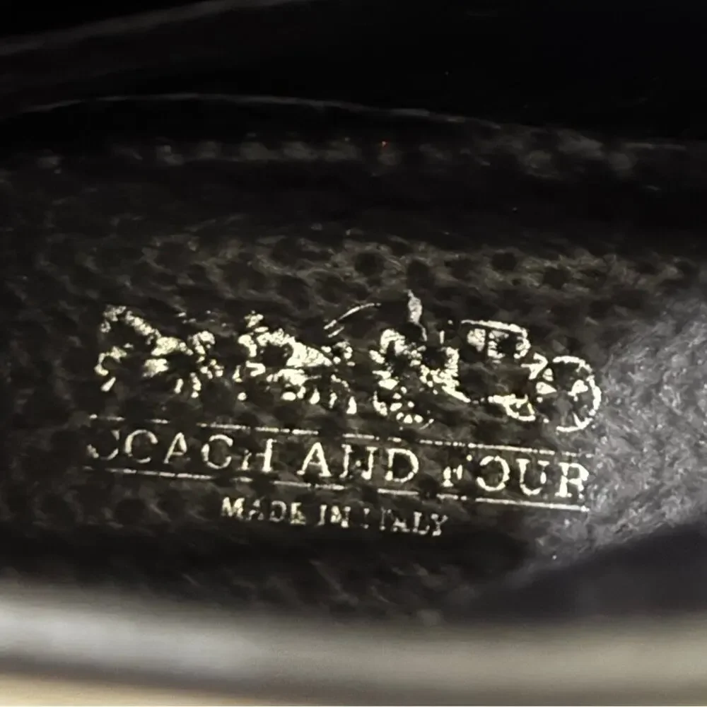 Coach And Four Leather Kaity Bootie Black Size 7.5 - Picture 6 of 6